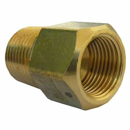 Gourmetgalley 0.5 in. Flx 0.375 Mip Brass Adapt GO3866725